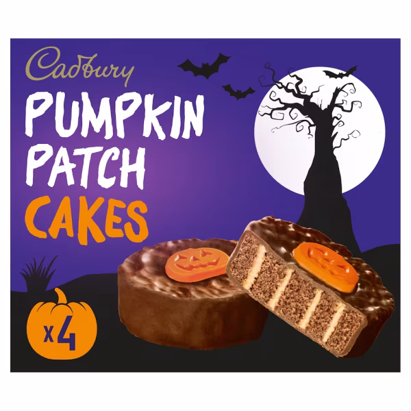 Cadbury Pumpkin Patch Cakes 4 Pack