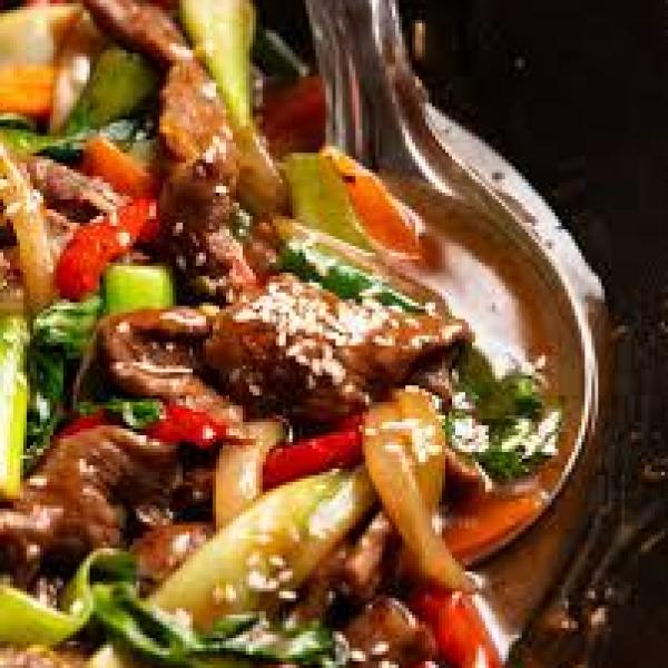 Beef Stir fry with Herbs