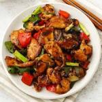Chicken in Black Bean Sauce (1,5,13)