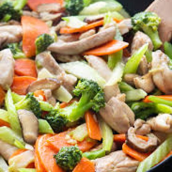Chicken Stir fry with Herbs