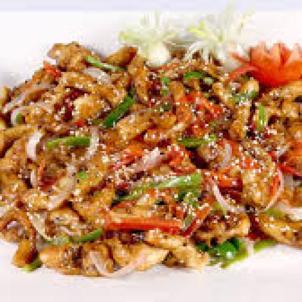 Chicken with Rainbow Sauce