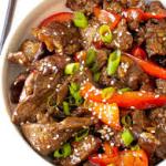 Fillet Beef with Szechuan Sauce (5,14)