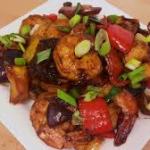 King Prawn in Black Bean Sauce Sauce (1,2,5,13)