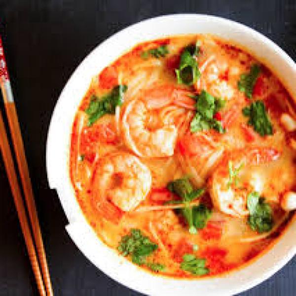 King Prawn with Tom Yam Sauce (2,5,14)