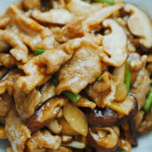 Pork with Mushroom Sauce