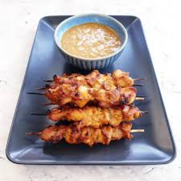 Skewered Chicken Satay x3 (4,5)