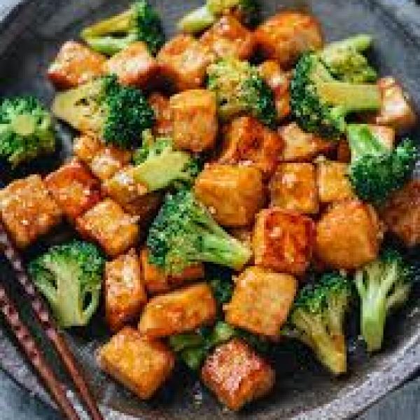 Tofu n Broccoli n Oyster Sauce (5,14)