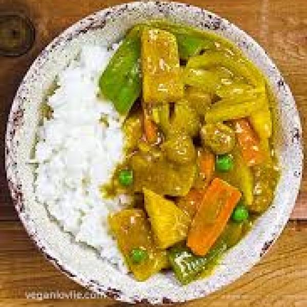 Vegetables with Curry Sauce (1,5,6,8,12)