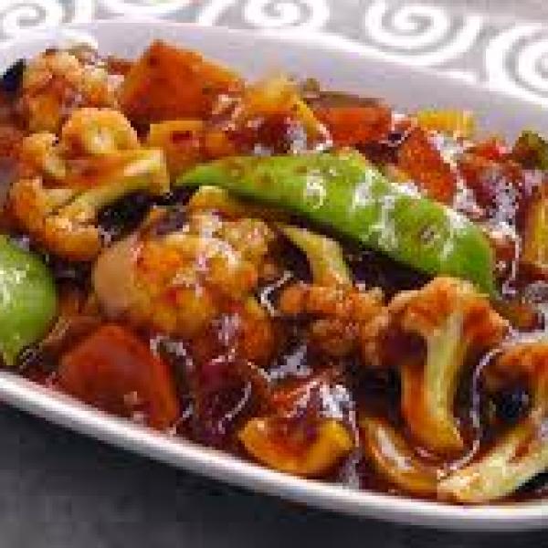 Vegetables with Szechuan Sauce (1,5,14)