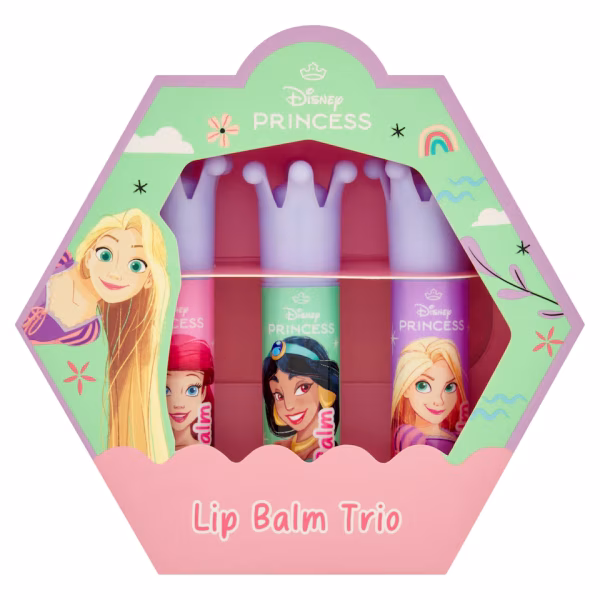 Disney Princess lip balm trio 3 x 3.5g