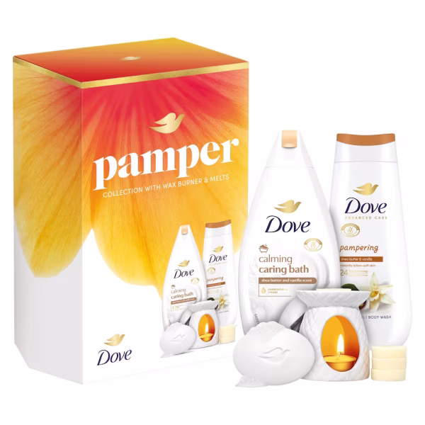 Dove Pamper Collection with Wax Burner & Melts