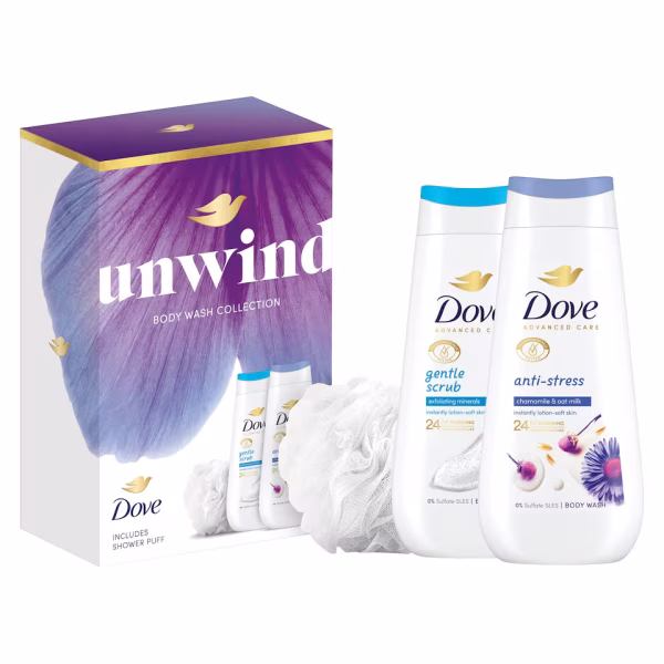 Dove Unwind Bodywash Collection Gift Set
