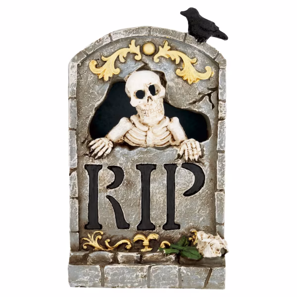 Halloween Gravestone Resin Decoration