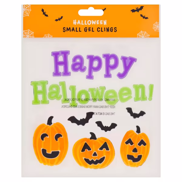 Halloween Small Gel Clings Assortment