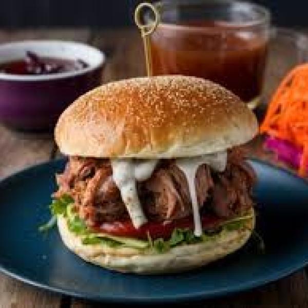 Hamlet Kickin BBQ Pork Burger