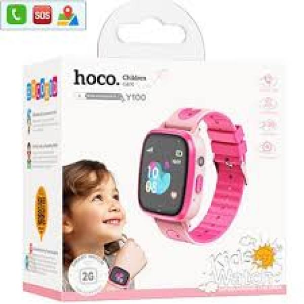 Hoco Children Care Pink Smart Watch