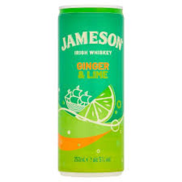 Jameson Ginger Ale and Lime 250ml