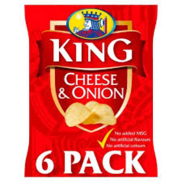 King Crisps 6pk