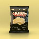 Manhattan Cheese and Onion Crisps 150g