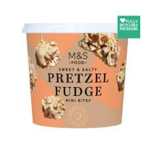 M&S Pretzel Fudge Mini Bites 225g