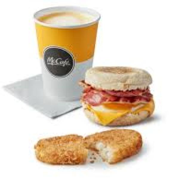 Double Bacon & Egg McMuffin MEAL