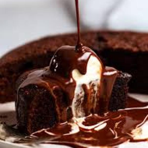 Warm Chocolate Fudge Cake