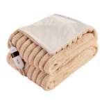 Silentnight Luxury Faux Fur Heated Throw - Natural