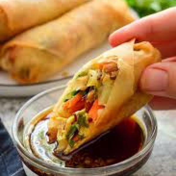 Hamlet Vegetable Spring Rolls Served With Chinese Dipping Sauce
